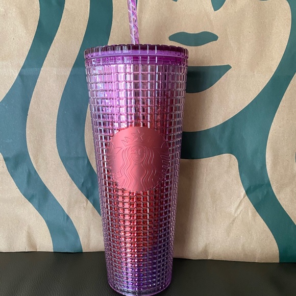 Starbucks Gradient Grid Tumbler-Summer
